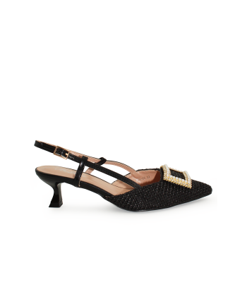 Μαύρες  slingback γόβες 