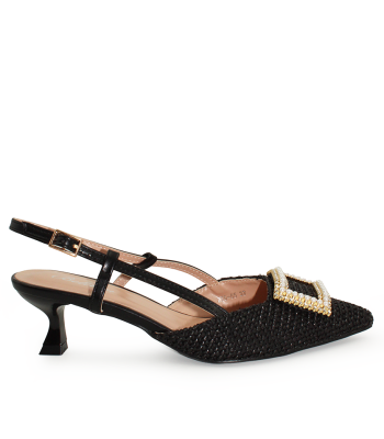 Μαύρες  slingback γόβες 