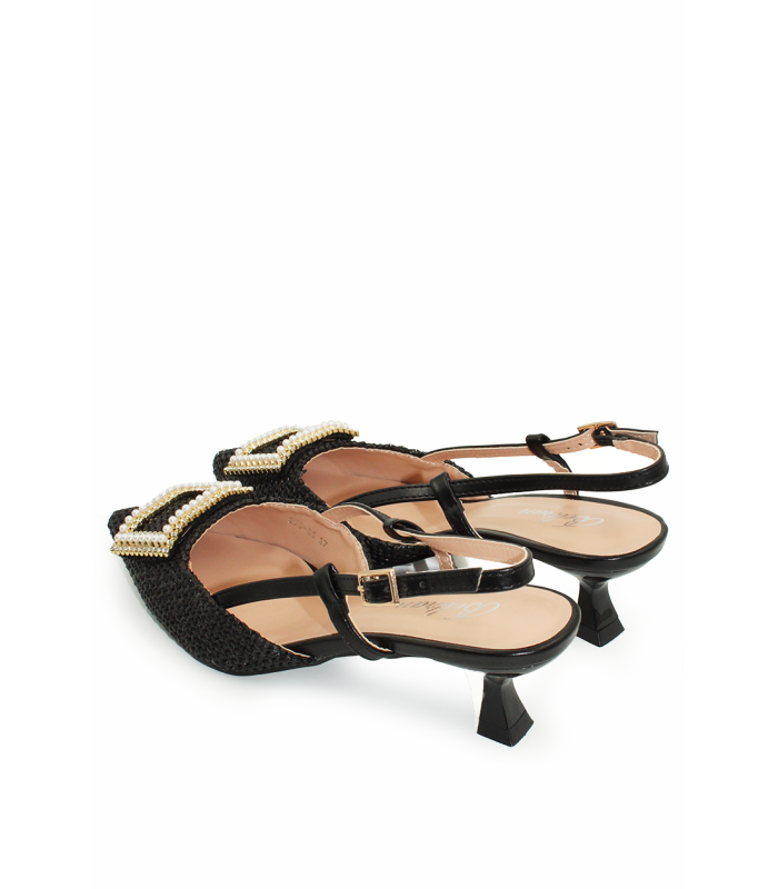 Μαύρες  slingback γόβες 