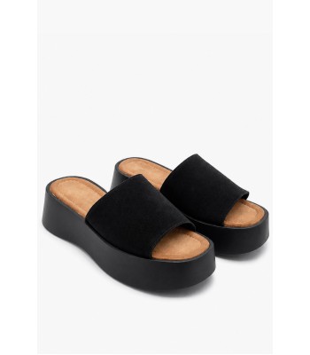 Μαύρο flatform με ανατομικό πάτο