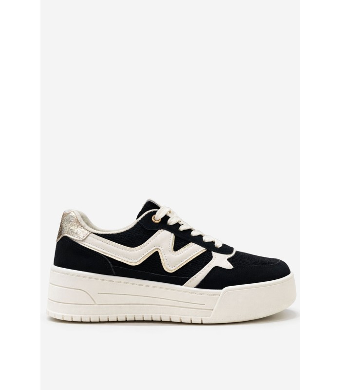 Μαύρο sneaker με λευκές λεπτομέρειες
