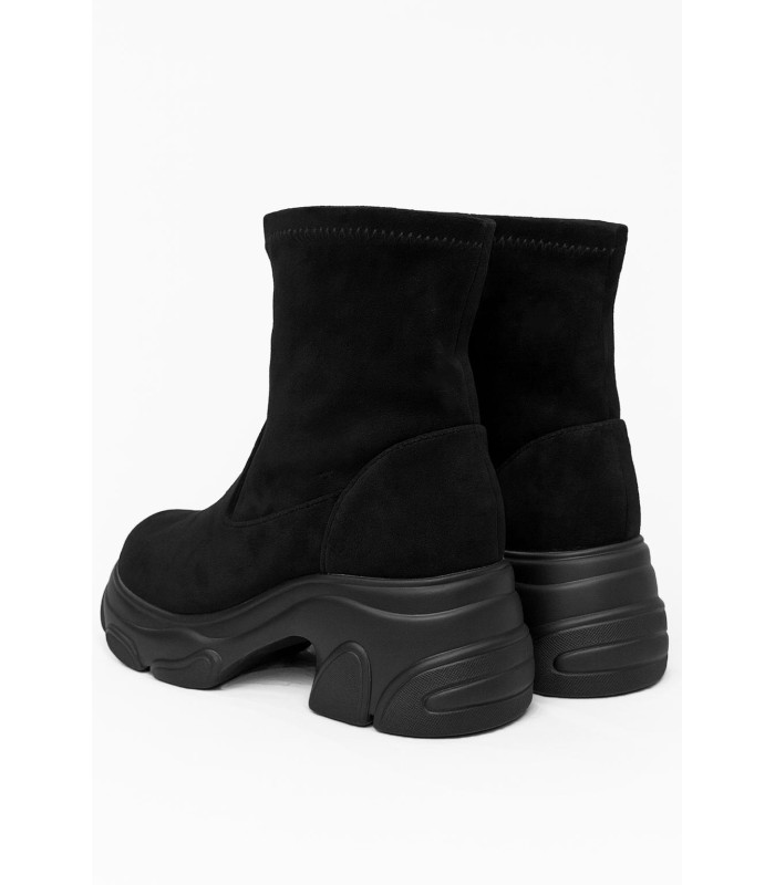 Μαύρο μποτάκι sock με χοντρή σόλα