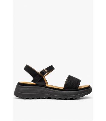 Μαύρο flatform με ανατομικό πάτο