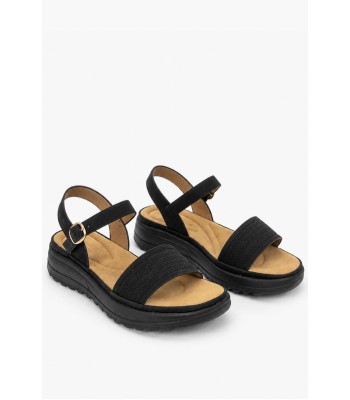 Μαύρο flatform με ανατομικό πάτο