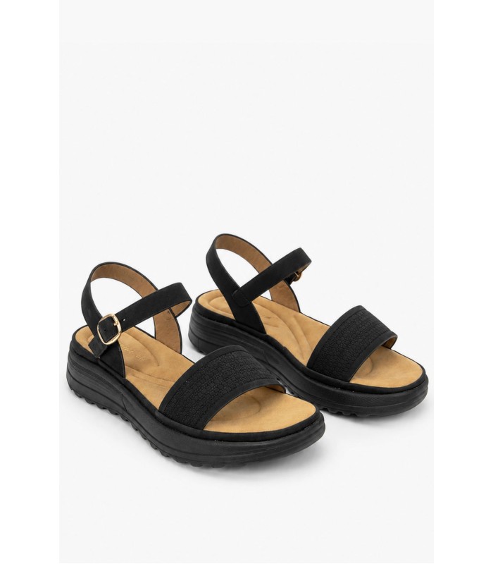 Μαύρο flatform με ανατομικό πάτο