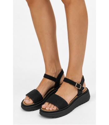Μαύρο flatform με ανατομικό πάτο
