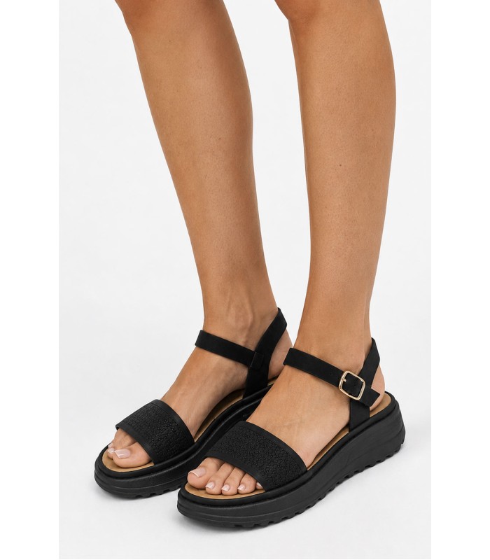 Μαύρο flatform με ανατομικό πάτο
