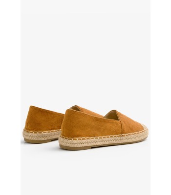 Κάμελ εσπαντρίγιες slip-on με ψάθινη σόλα