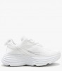 Λευκό υφασμάτινο sneaker με χοντρή σόλα