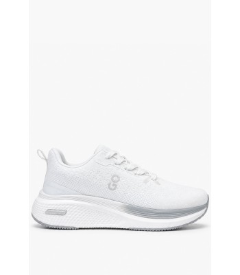 Λευκά αθλητικά sneakers με γκρι λεπτομέρειες