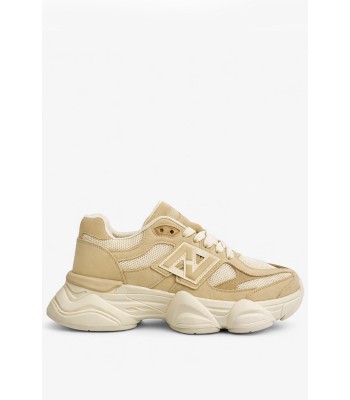 Γυναικείο chunky sneaker σε μπεζ χρώμα