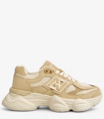 Γυναικείο chunky sneaker σε μπεζ χρώμα
