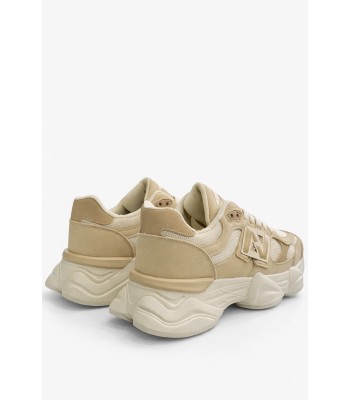 Γυναικείο chunky sneaker σε μπεζ χρώμα