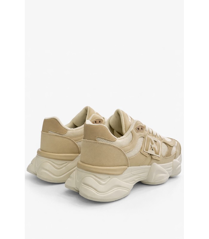 Γυναικείο chunky sneaker σε μπεζ χρώμα