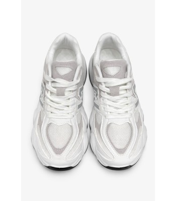 Γυναικείο chunky sneaker λευκό με γκρι λεπτομέρειες