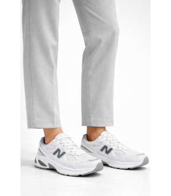 Λευκό sneaker chunky με γκρι λεπτομέρειες