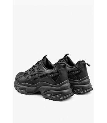 Μα΄υρο γυναικείο chunky sneaker