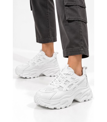 Λευκό γυναικείο chunky sneaker