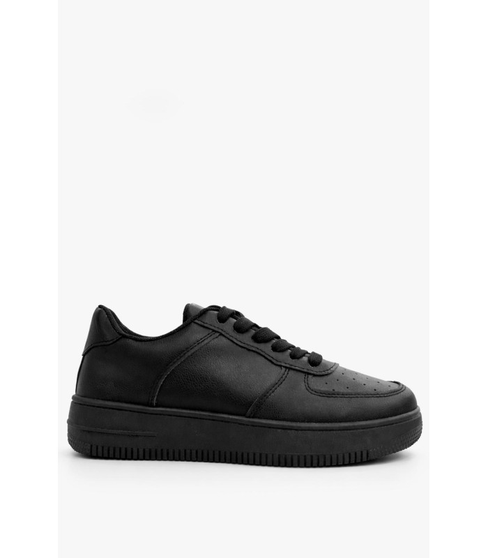 Μαύρο sneaker με χοντρή σόλα