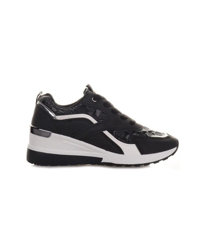 Μαύρα Sneakers με υπερυψωμένη σόλα 