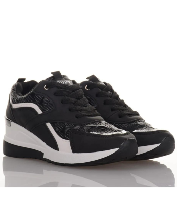 Μαύρα Sneakers με υπερυψωμένη σόλα 