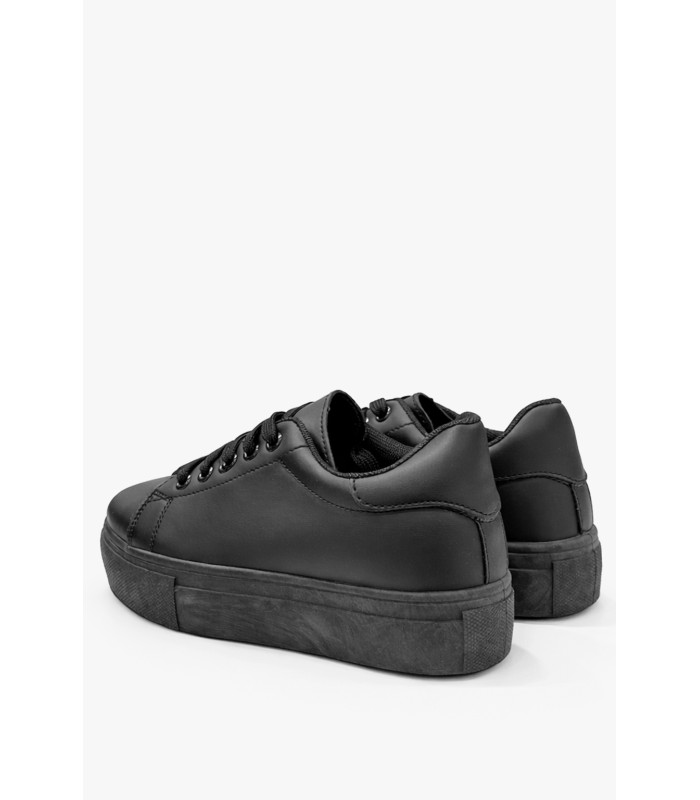Μαύρο sneaker με κορδόνια