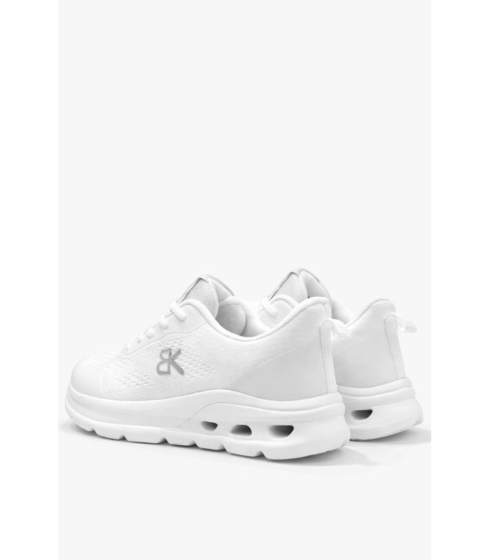 Λευκό υφασμάτινο sneaker με αερόσολα