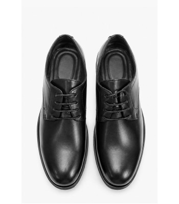 Μαύρα ανδρικά παπούτσια formal με chunky σόλα