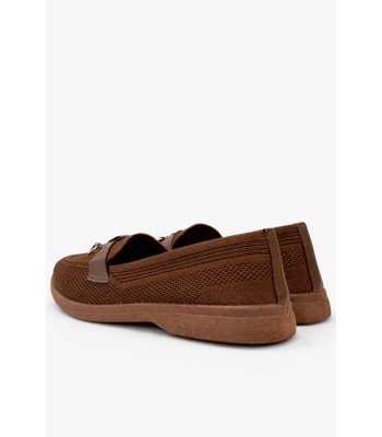 Κάμελ loafer με διάτρητο σχέδιο