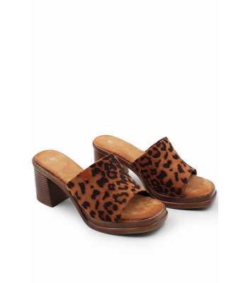 Λεοπάρ mule πέδιλο 