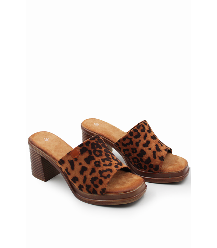 Λεοπάρ mule πέδιλο 