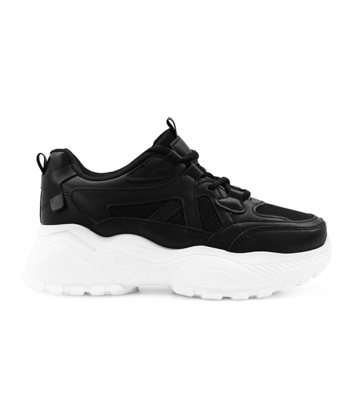  Chunky sneakers σε μαύρο χρώμα