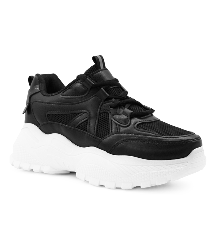  Chunky sneakers σε μαύρο χρώμα