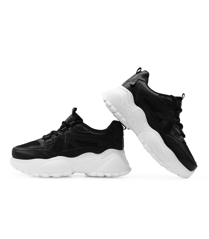  Chunky sneakers σε μαύρο χρώμα