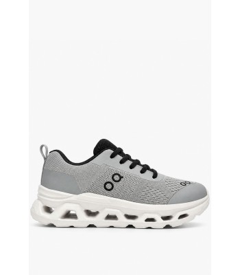 Γκρι sneakers με running σχεδιασμό και ιδιαίτερη σόλα