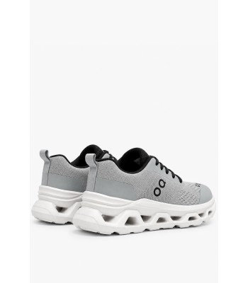 Γκρι sneakers με running σχεδιασμό και ιδιαίτερη σόλα