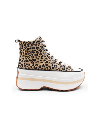 Γυναικεία chunky sneakers σε λεοπάρ χρώμα 