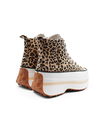 Γυναικεία chunky sneakers σε λεοπάρ χρώμα 