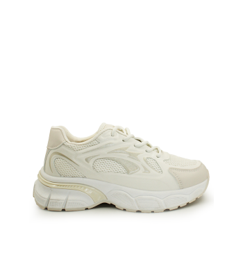 Sneakers μπεζ με chunky σόλα