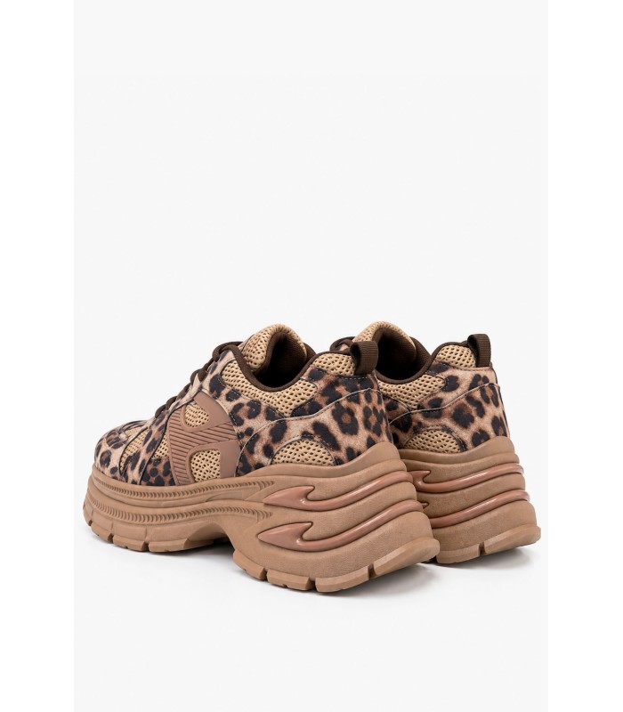 Leopard chunky sneakers με χοντρή σόλα
