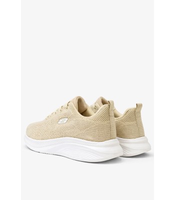 Μπεζ sneaker με mesh υφή