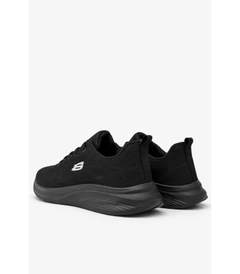 Μαύρο sneaker με mesh υφή