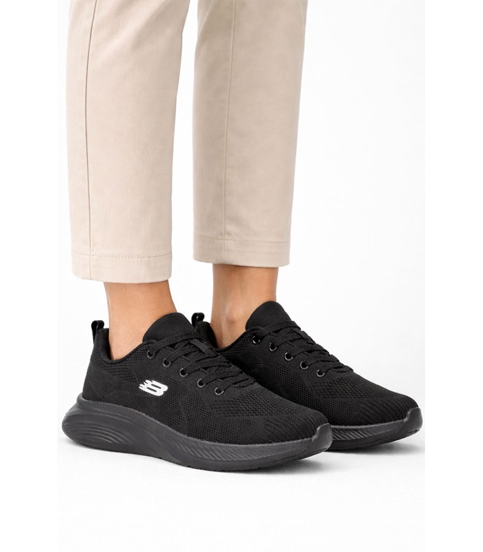 Μαύρο sneaker με mesh υφή