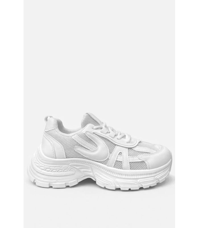 Λευκό sneaker με chunky σόλα