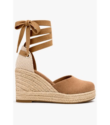 Χακί πλατφόρμες espadrilles με κορδόνια στον αστράγαλο