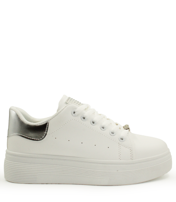 Δίσολα sneakers με ασημί λεπτομέρειες 
