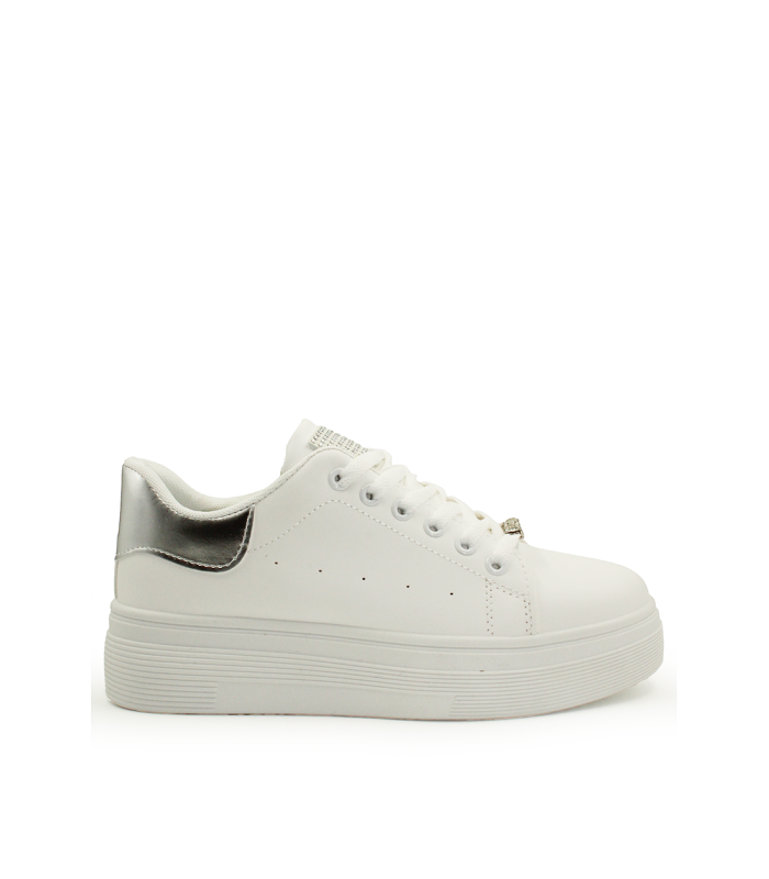 Δίσολα sneakers με ασημί λεπτομέρειες 