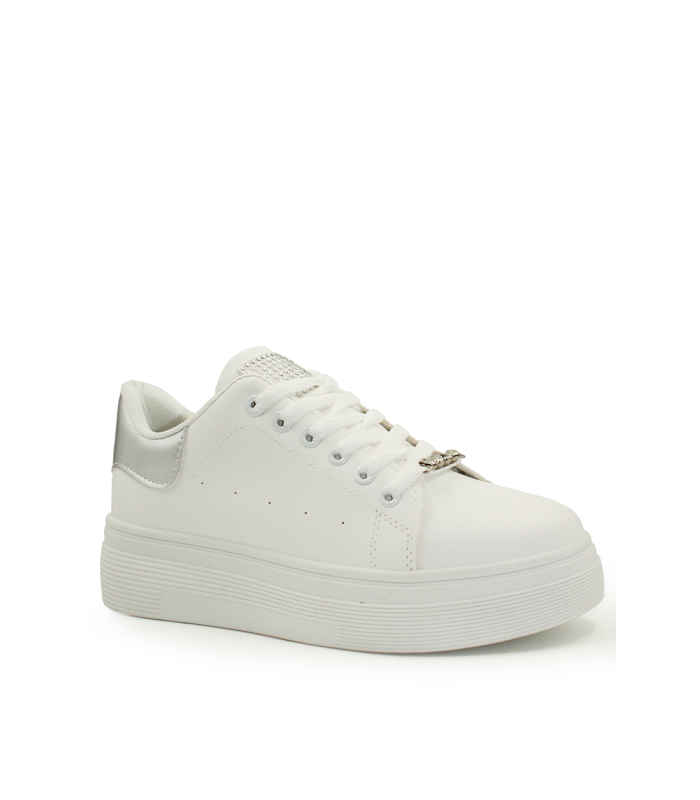 Δίσολα sneakers με ασημί λεπτομέρειες 