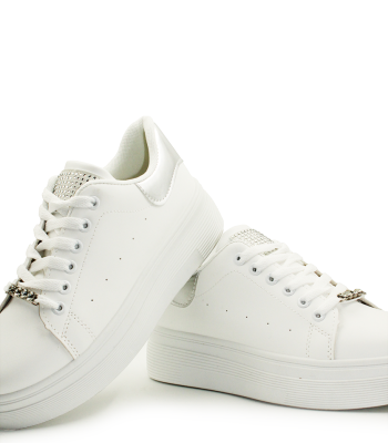 Δίσολα sneakers με ασημί λεπτομέρειες 