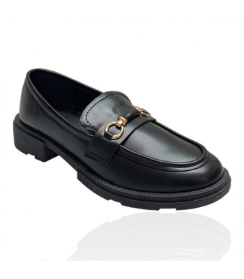 Γυναικεία loafers σε μαύρο χρώμα